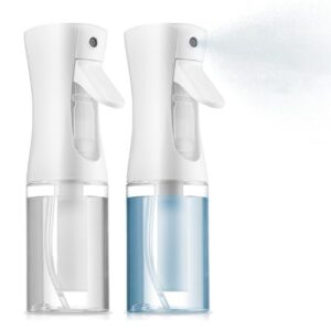 4 Pack Continuous Spray Bottle for hair – 5 Oz Ultra Fine Mist Sprayer | Water Spray Bottle For Hair Mister Spray Bottle | Hair Spray Bottles For Hairstyling, Cleaning, Salons (4pk 5oz)