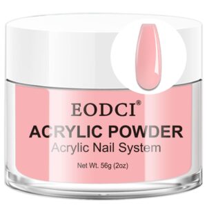 EODCI Acrylic Nail Powder> 2oz Dark Pink Acrylic Powder Dip for Nails> Long Lasting Salon Quality> Professional Nail Powder for Manicure Nail Art> Fake Nails> Nail Carving & Extensions