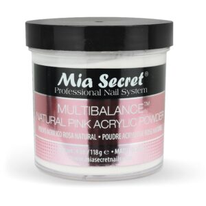 Mia Secret Acrylic Powder Multi Balance Natural Pink – 4 Oz