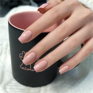 GAOY Pink Gel Nail Polish, 16ml Soak Off Gel Polish, UV Light Cure for Nail Art DIY Manicure at Home, 3081 Muted Pink
