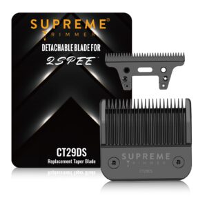Supreme Trimmer Detachable Taper Blade for 2Spee Clipper – Removable Blade (Compatible with 2SPEE Clipper STC922) | CT29DS