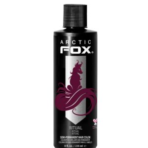 ARCTIC FOX Vegan and Cruelty-Free Semi-Permanent Hair Color Dye (8 Fl Oz, RITUAL)