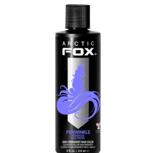ARCTIC FOX Vegan and Cruelty-Free Semi-Permanent Hair Color Dye (8 Fl Oz, PERIWINKLE)