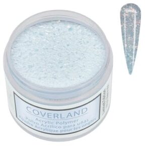 Tones Coverland Acrylic Nail Powder “Crushed Ice” – Limited Edition Acrylic Powder for Nail Design> Sculpting> and Masking Nail Bed Imperfections – Professional Acrylic Nail Supplies – (1.5 Oz)