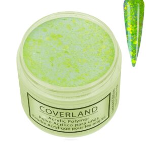Tones Coverland Acrylic Powder “Electric Yellow” – Limited Edition for Nail Design> Sculpting> and Masking Bed Imperfections – Professional Supplies (1.5 Oz)