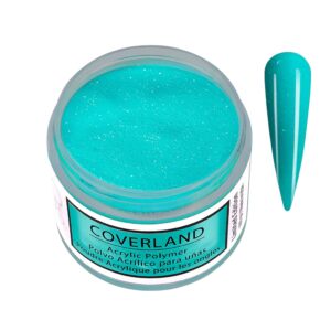 Tones Coverland Acrylic Nail Powder “Teal” – Limited Edition Acrylic Powder for Nail Design> Sculpting> and Masking Nail Bed Imperfections – Professional Acrylic Nail Supplies – (1.5 Oz)