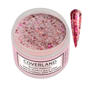 Tones Coverland Acrylic Nail Powder “Head Over Heels” – Limited Edition Acrylic Powder for Nail Design> Sculpting> and Masking Nail Bed Imperfections – Professional Acrylic Nail Supplies – (1.5 Oz)