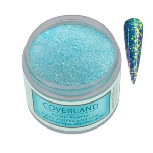 Tones Coverland Acrylic Powder “Blue Lagoon” – Limited Edition for Nail Design> Sculpting> and Masking Bed Imperfections – Professional Supplies (1.5 Oz)