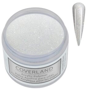 Tones Coverland Acrylic Powder “Frosted Diamonds” – Limited Edition for Nail Design> Sculpting> and Masking Nail Bed Imperfections – Professional Supplies – (1.5 Oz)