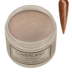 Tones Coverland Acrylic Nail Powder “Golden Touch” – Limited Edition Acrylic Powder for Nail Design> Sculpting> and Masking Nail Bed Imperfections – Professional Acrylic Nail Supplies – (1.5 Oz)