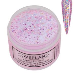 Tones Coverland Acrylic Nail Powder “Bubble Gum” – Limited Edition Acrylic Powder for Nail Design> Sculpting> and Masking Nail Bed Imperfections – Professional Acrylic Nail Supplies – (1.5 Oz)
