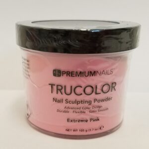 Premium Nail – Solar Acrylic Nails Powder-3.7oz (Made in Usa) Extreme Pink