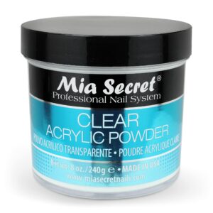 Mia Secret Clear Acrylic Powder (8oz)