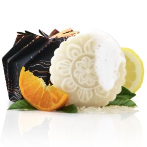 Viori Citrus Yao Shampoo Bar Made with Rice Water – Handcrafted All Natural Shampoo Bars – Sulfate Free