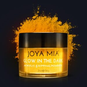Glow-in-the-Dark Acrylic & Dipping Powder – Premium Nail Powder for Flawless Enhancements> Available in 12 Colors> 2 oz (DPGW-12) – Joya Mia