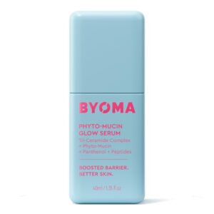 BYOMA Phyto-Mucin Glow Serum – Mucin Face Serum for Glass Skin – Plumps, Primes + Hydrates – Flawless Primer and Makeup Base – Strengthens Skin Barrier – 1.35 fl.oz