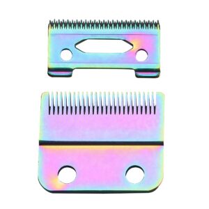 VRMETA New Upgrade Professional Hair Clippers Replacement Blades for Wahl Clippers Wahl 5-Star Senior Magic Clip Compatible with 8148, 8504, 1919, 2241, 2240, 8591 (Colour)
