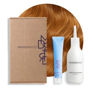 Madison Reed Radiant Hair Color Kit, Dark Copper Blonde for 100% Gray Coverage, Ammonia-Free, 8CC Matera Marigold, Permanent Hair Dye, Pack of 1