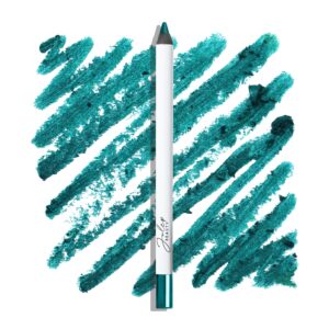 Julep When Pencil Met Gel Sharpenable Multi-Use Longwear Eyeliner Pencil – Electric Teal Shimmer – Transfer-Proof – High Performance Liner