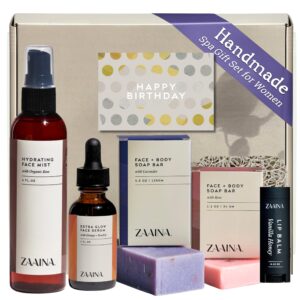 Birthday Gift Set for Women – Bath Gift Set, Body Care Set for Her, Relaxing Spa Kit for Women, Gift Basket for Women, Spa Package, Self Care Kit for Women, Pampering Home Spa Kit for Women by ZAAINA