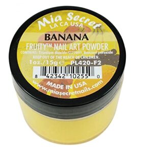 Individual 1 OUNCE Acrylic Powder Colors Mia Secret for Nails (Banana)