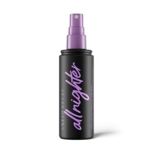 Urban Decay All Nighter Waterproof Makeup Setting Spray for Face (Full Size), Long-lasting Award-winning Finishing Spray for Smudge-proof & Transfer-resistant Makeup, Natural Finish – 4 fl oz