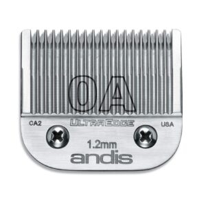 Andis 64210 UltraEdge Carbon Steel Detachable Clipper Blade, Size 0A, 3/64-Inch Cut Length