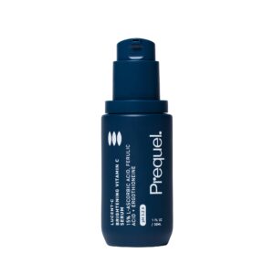 Prequel Skin Lucent-C, Vitamin C Serum for Face. Professional Facial L-Ascorbic Acid, Ferulic Acid Formula with Niacinamide. Clinical Skincare for Luminous Firm Skin. 1oz Pump