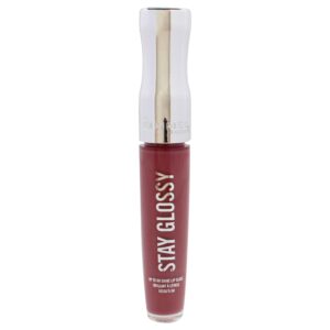 Rimmel Stay Glossy Lip Gloss – Non-Sticky and Lightweight Formula for Lip Color and Shine – 200 Tainted Love, .18oz
