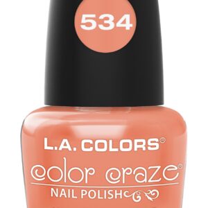 L.A. COLORS Color Craze Nail Polish, Hottie CNP534