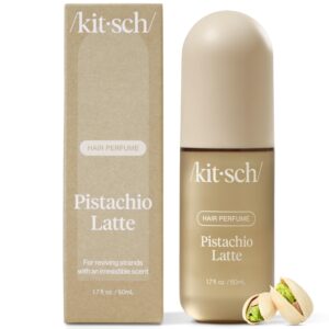 Kitsch Pistachio Latte Hair Perfume For Women – Clean, Deodorizing, Patented Odor-Eliminating Technology, Body Mist – Freshen Hair, Body & Pillows – Sweet Pistachio, Coconut & Warm Coffee Scent – 50ml