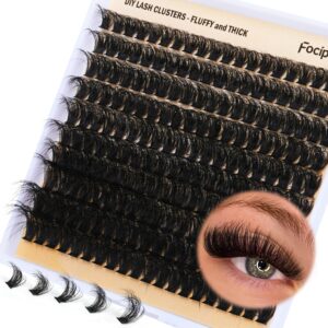 DIY Lash Clusters Full Volume Eyelash Extension 10-18MIX D Curly Individual Lash Clusters 90D Individual Lashes Extensions Clusters Lashes DIY Lash for Beginners by Focipeysa
