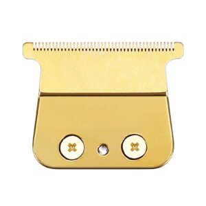 Replacement Blade Compatible with BaBylissPRO FX787/FX707 Series,Gold Blade for Outlining Hair Trimmers FX707Z