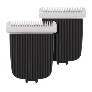2pcs Replacement Blades for Manscaped, Electric Hair Trimmer Blades Replacement Snap-in Hair Clipper Blade Replacement Compatible with Manscaped Lawn Mower 4.0/3.0/2.0