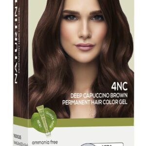 Naturtint 4NC Deep Cappuccino Permanent Hair Color (Pack of 1), Ammonia Free, Vegan, Cruelty Free, up to 100% Gray Coverage, Long Lasting Results (Packaging may vary)