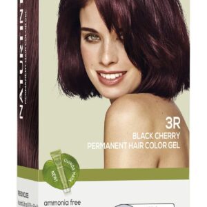 Naturtint 3R Black Cherry Permanent Hair Color (Pack of 1), Ammonia Free, Vegan, Cruelty Free, up to 100% Gray Coverage, Long Lasting Results (Packaging may vary)