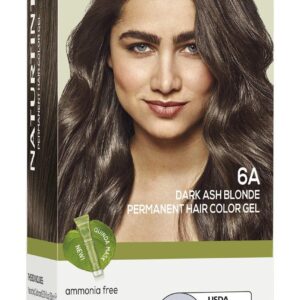 Naturtint 6A Dark Ash Blonde Permanent Hair Color (Pack of 1), Ammonia Free, Vegan, Cruelty Free, up to 100% Gray Coverage, Long Lasting Results (Packaging may vary)