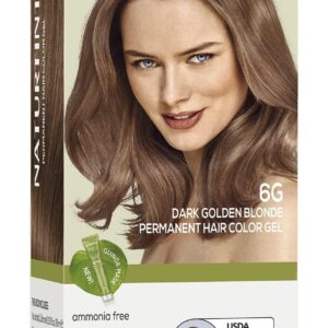 Naturtint 6G Dark Golden Blonde Permanent Hair Color (Pack of 1), Ammonia Free, Vegan, Cruelty Free, up to 100% Gray Coverage, Long Lasting Results (Packaging may vary)