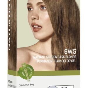 Naturtint 6WG Radiant Golden Dark Blonde Permanent Hair Color (Pack of 1), Ammonia Free, Vegan, Cruelty Free, up to 100% Gray Coverage, Long Lasting Results (Packaging may vary)