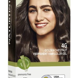Naturtint 4G Golden Chestnut Permanent Hair Color (Pack of 1), Ammonia Free, Vegan, Cruelty Free, up to 100% Gray Coverage, Long Lasting Results (Packaging may vary)