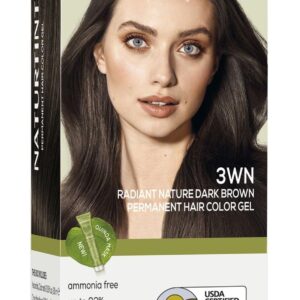 Naturtint 3WN Radiant Nature Dark Brown Permanent Hair Color (Pack of 1), Ammonia Free, Vegan, Cruelty Free, up to 100% Gray Coverage, Long Lasting Results (Packaging may vary)