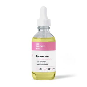Her Fantasy Box | Renew Her – Natural Rejuvenating Yoni Oil for Dark Spots, Ingrown Hair, and Skin Brightening – Nourishing, Moisturizing Formula for All Skin Types