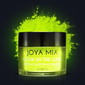 Glow-in-the-Dark Acrylic & Dipping Powder – Premium Nail Powder for Flawless Enhancements> Available in 12 Colors> 2 oz (DPGW-4) – Joya Mia