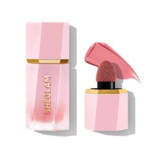 SHEGLAM Color Bloom Liquid Blush Makeup for Cheeks Matte Finish -Real Deal