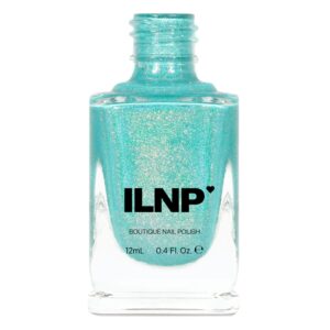 ILNP Music Box – Rich Teal Blue Holographic Nail Polish