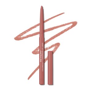 Revlon Colorstay Lip Liner Makeup with Built-In Sharpener, Longwear Rich Colors, Smooth Application, 655 Rose, 0.01 oz