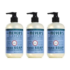 MRS. MEYER’S CLEAN DAY Bluebell Hand Soap 12.5 Fl Oz (Pack of 3)