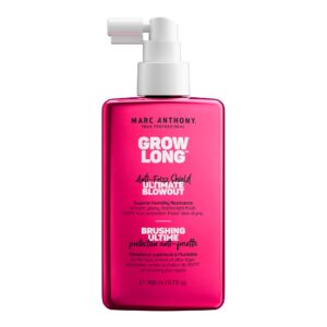 Marc Anthony Anti-Frizz Shield Ultimate Blowout Spray, Grow Long – Smooth, Shiny Hair in High Humidity – Heat Protectant – 6.7 oz