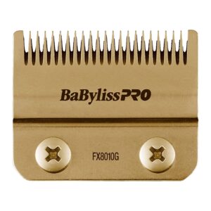BaBylissPRO Barberology Replacement Gold Titanium Replacement Fade Blade for Hair Clippers (FX8010G)