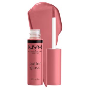 NYX PROFESSIONAL MAKEUP Butter Gloss, Non-Sticky Lip Gloss – Tiramisu (Brown)